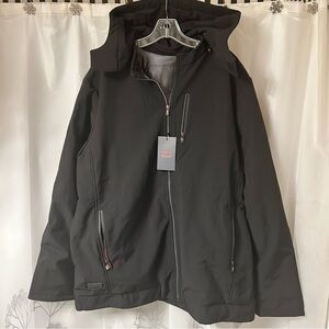 Men's‎ Isopho  Black Smart heating Jacket . Size 3xl. Battery not included.